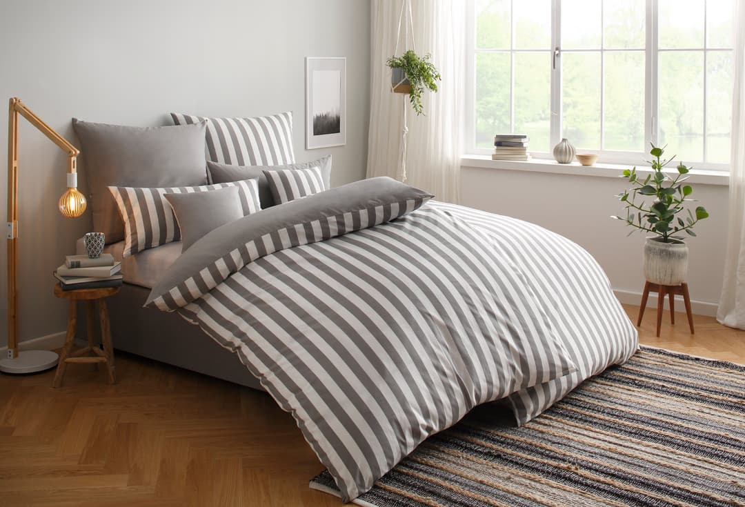 OTTO home Wendebettwäsche Greta | Grau