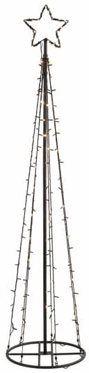 BONETTI LED Baum Weihnachtsdeko | Schwarz