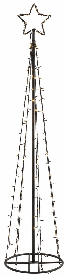BONETTI LED Baum Weihnachtsdeko | Schwarz