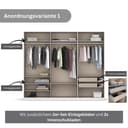 rauch Drehtürenschrank Koluna | Weiß 3