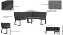 OTTO home Eckbank Geranie | Grau 3
