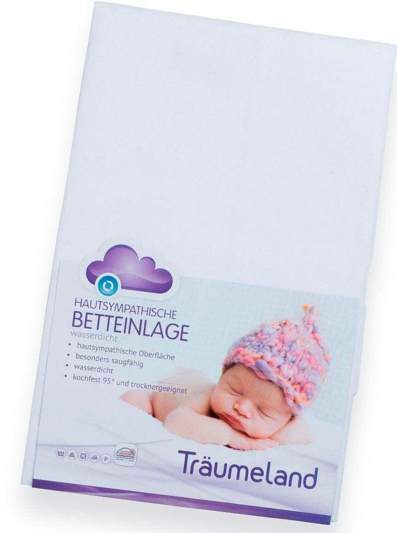 Träumeland Moltonauflage Matratzenauflage | Weiß
