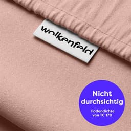 Wolkenfeld Bettwäsche Renforcé | Rosa