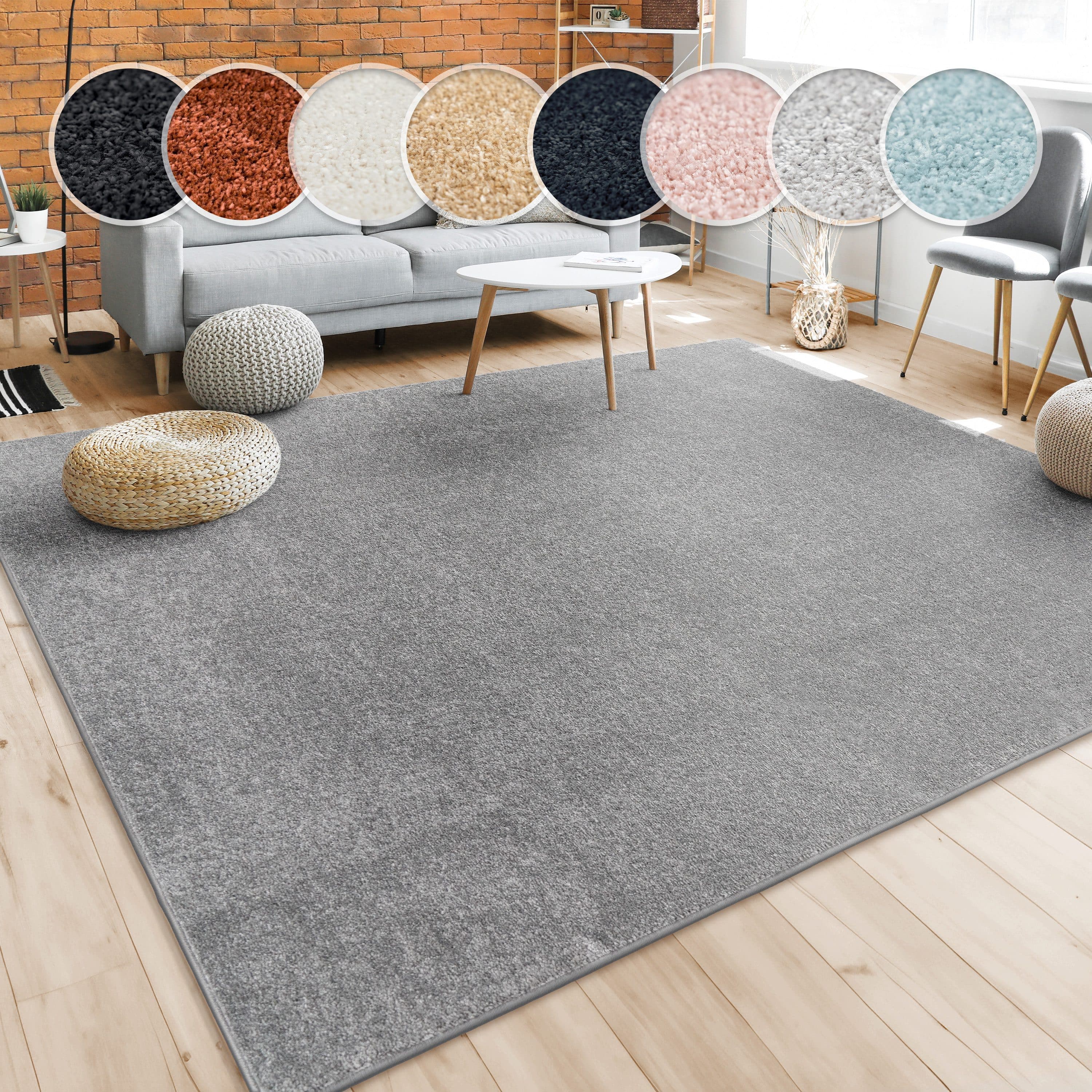 Paco Home Teppich Porto 890 | Grau