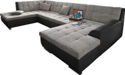 DOMO collection Wohnlandschaft Treviso | Schwarz
