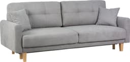 Home affaire TRIPLO 3-Sitzer Schlafsofa | Grau