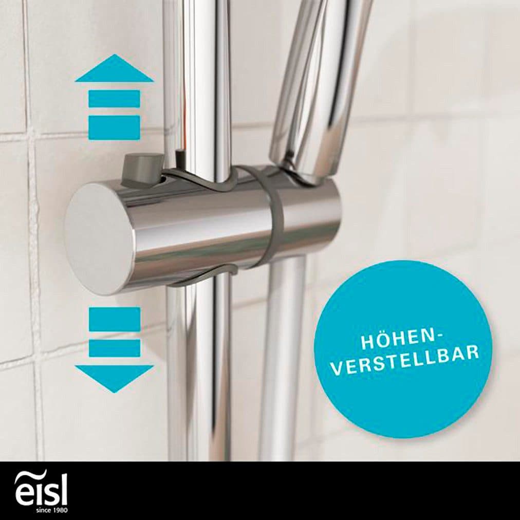 Eisl GRANDE VITA Stangenbrause-Set | Silber
