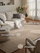 HANSE Home Wollteppich Calmio | Beige 3