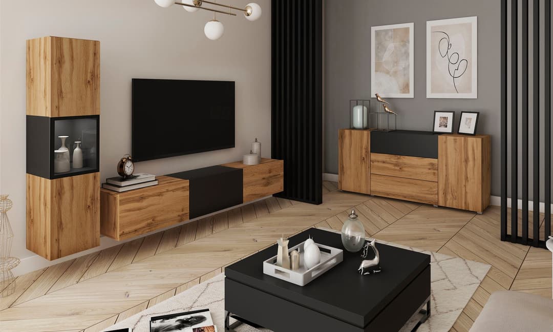 Home affaire Wohnwand BERLIN I | Holztöne