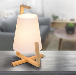 Näve Tischleuchte Shoji | Holztöne