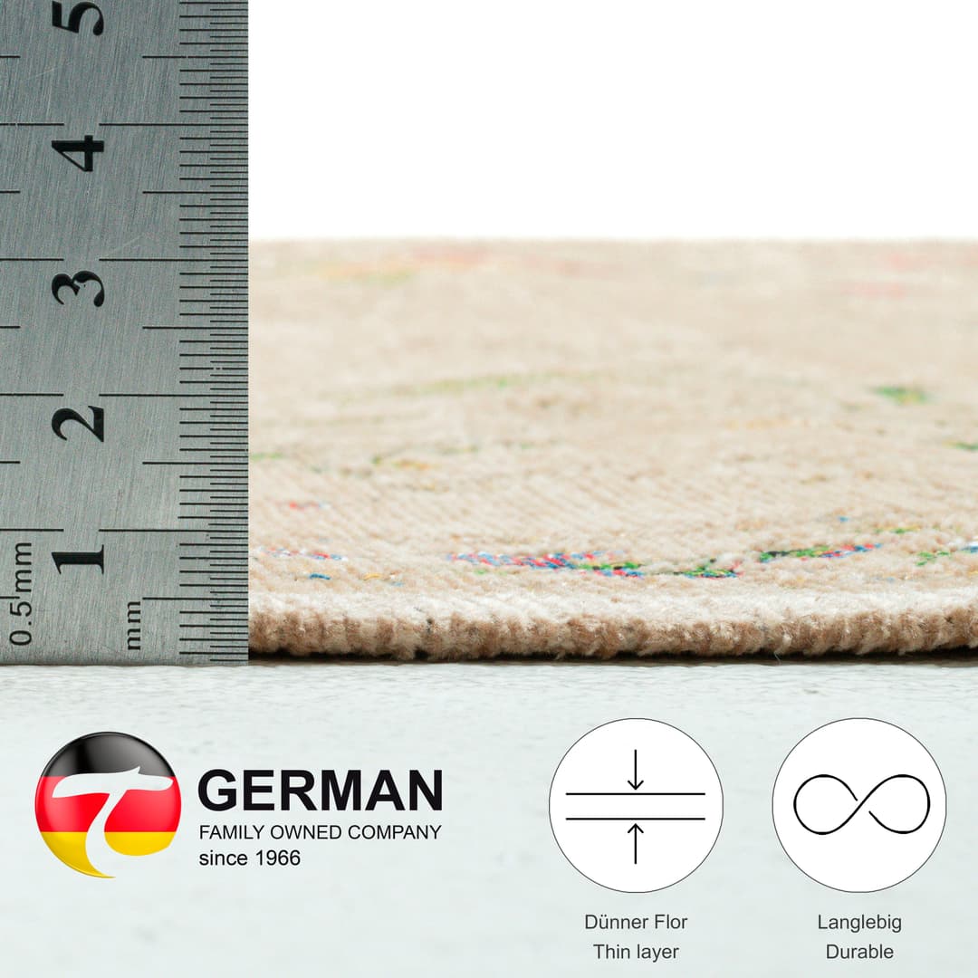 THEKO Teppich Flomi Sagrini | Beige