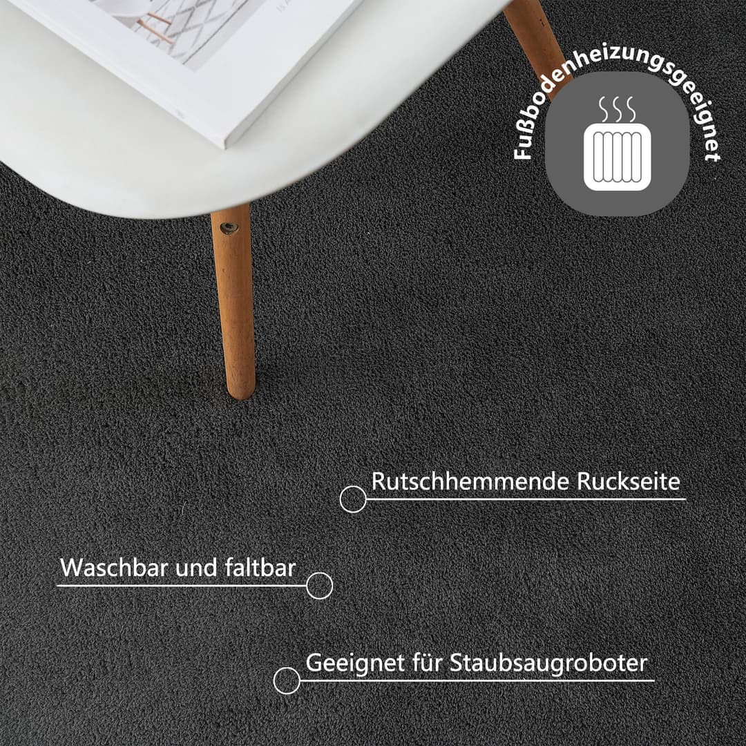 OTTO home Teppich Cali | Grau