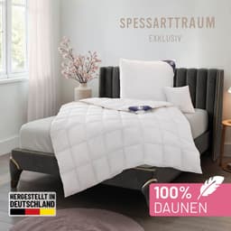 SPESSARTTRAUM Daunenbettdecke Exklusiv | Weiß