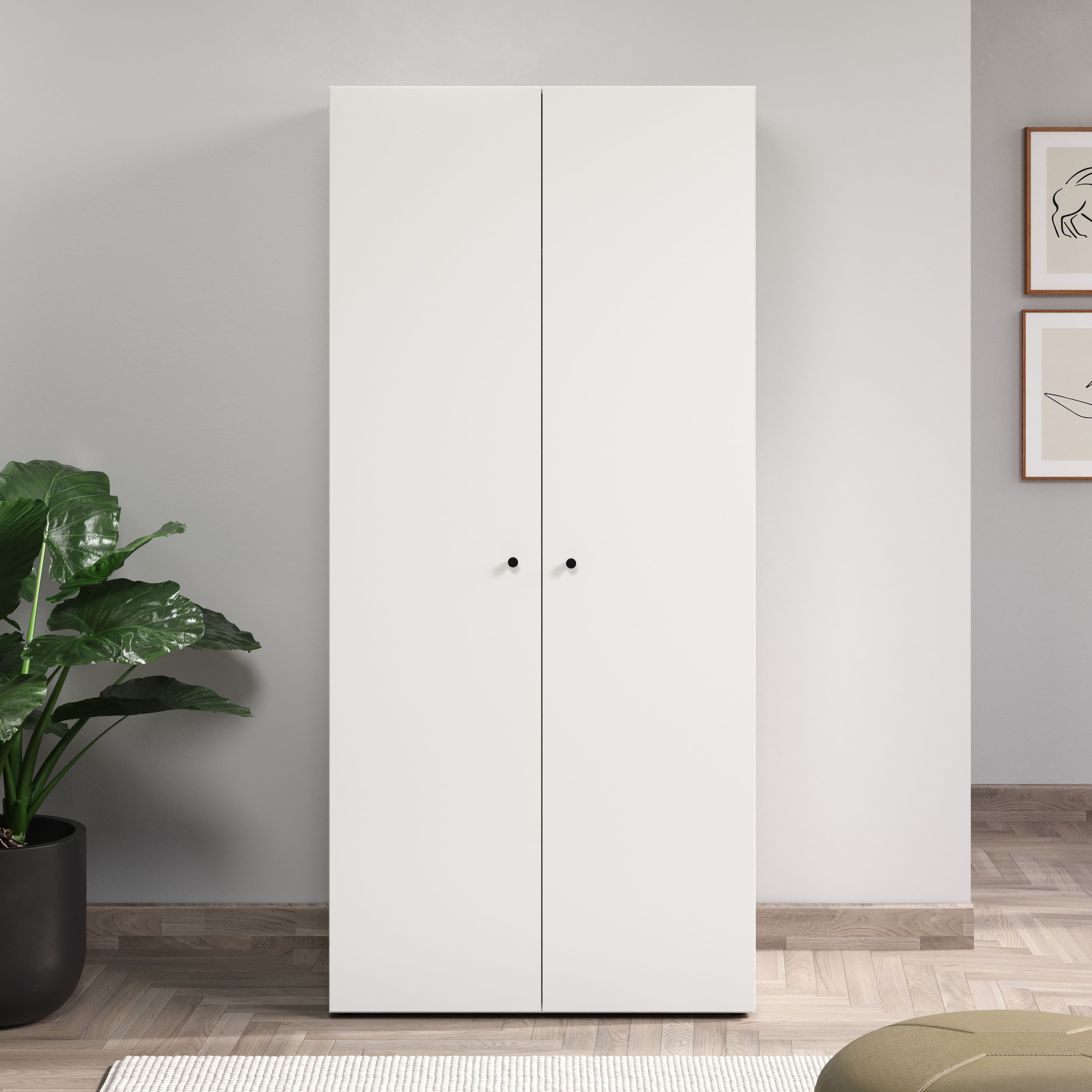 INOSIGN Kleiderschrank Jersey | Weiß