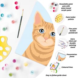 Ravensburger Malen nach Zahlen CreArt Niedliche Katze | Mehrfarbig