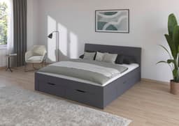 rauch FLEXX Bett mit Stauraum | Grau