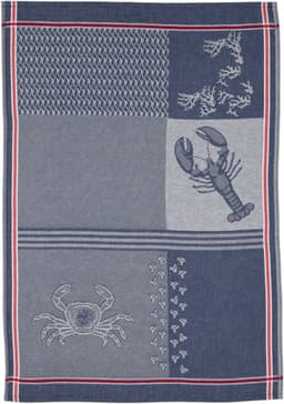 ROSS Geschirrtuch Maritim - Krabben & Co | Blau