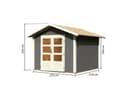 Karibu Gartenhaus Tarmstedt 6 | Grau 5