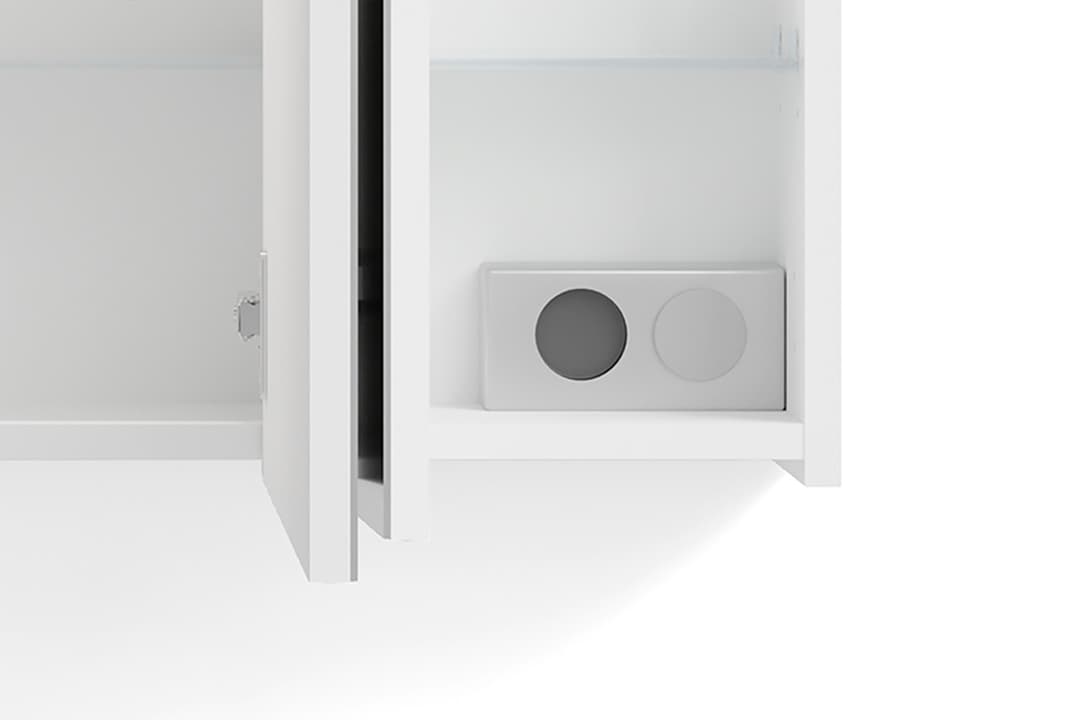 byLIVING Spiegelschrank Serie Spree | Weiß
