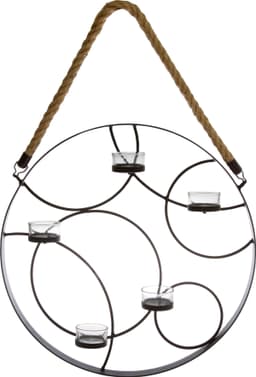 Myflair Möbel & Accessoires Wandkerzenhalter Kirill | Schwarz