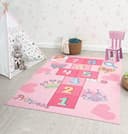 the carpet Teppich Happy Life | Pink