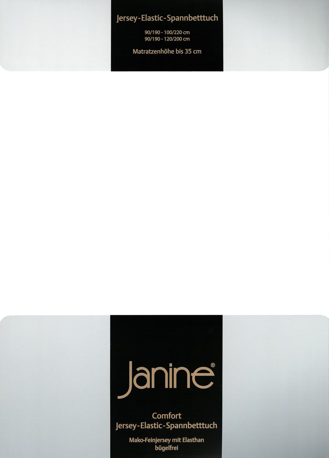Janine Spannbettlaken ELASTIC 5002 | Weiß