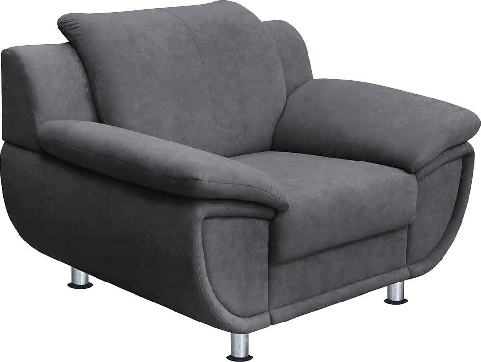 TRENDMANUFAKTUR Sessel Rondo | Grau