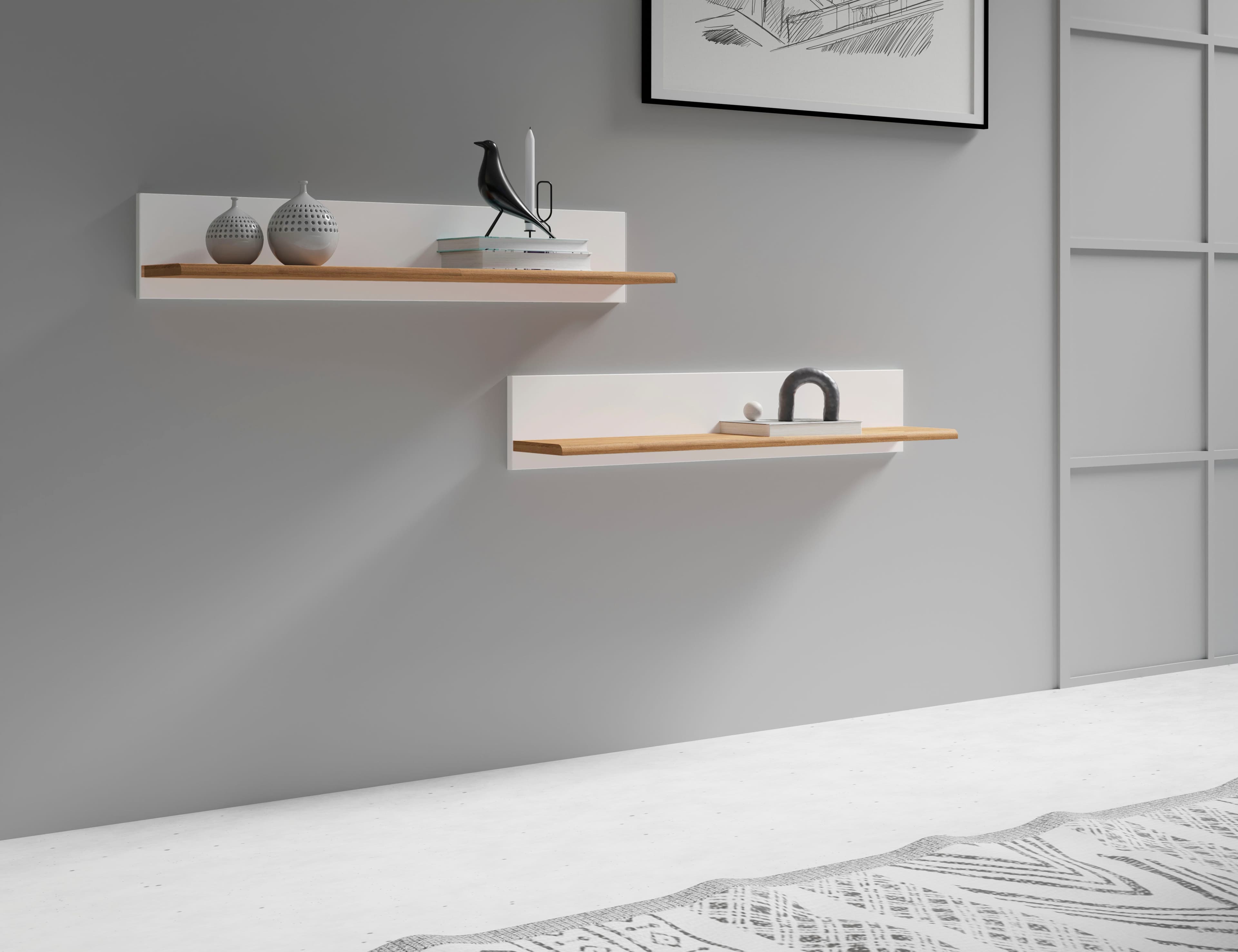 OTTO home Wandregal Ribe | Holztöne