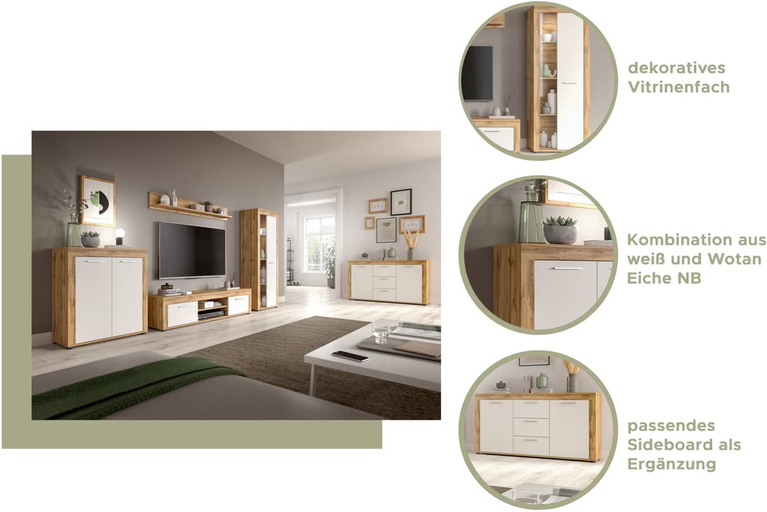 Home affaire Sideboard AOSTA | Holztöne