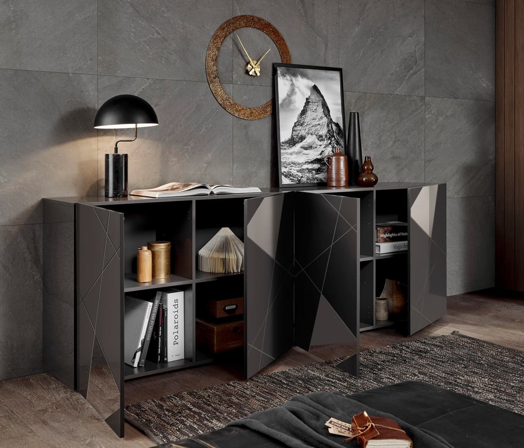 Home affaire Sideboard Vittoria | Schwarz