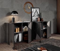 Home affaire Sideboard Vittoria | Schwarz