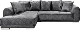 ED EXCITING DESIGN Ecksofa Sentina | Grau