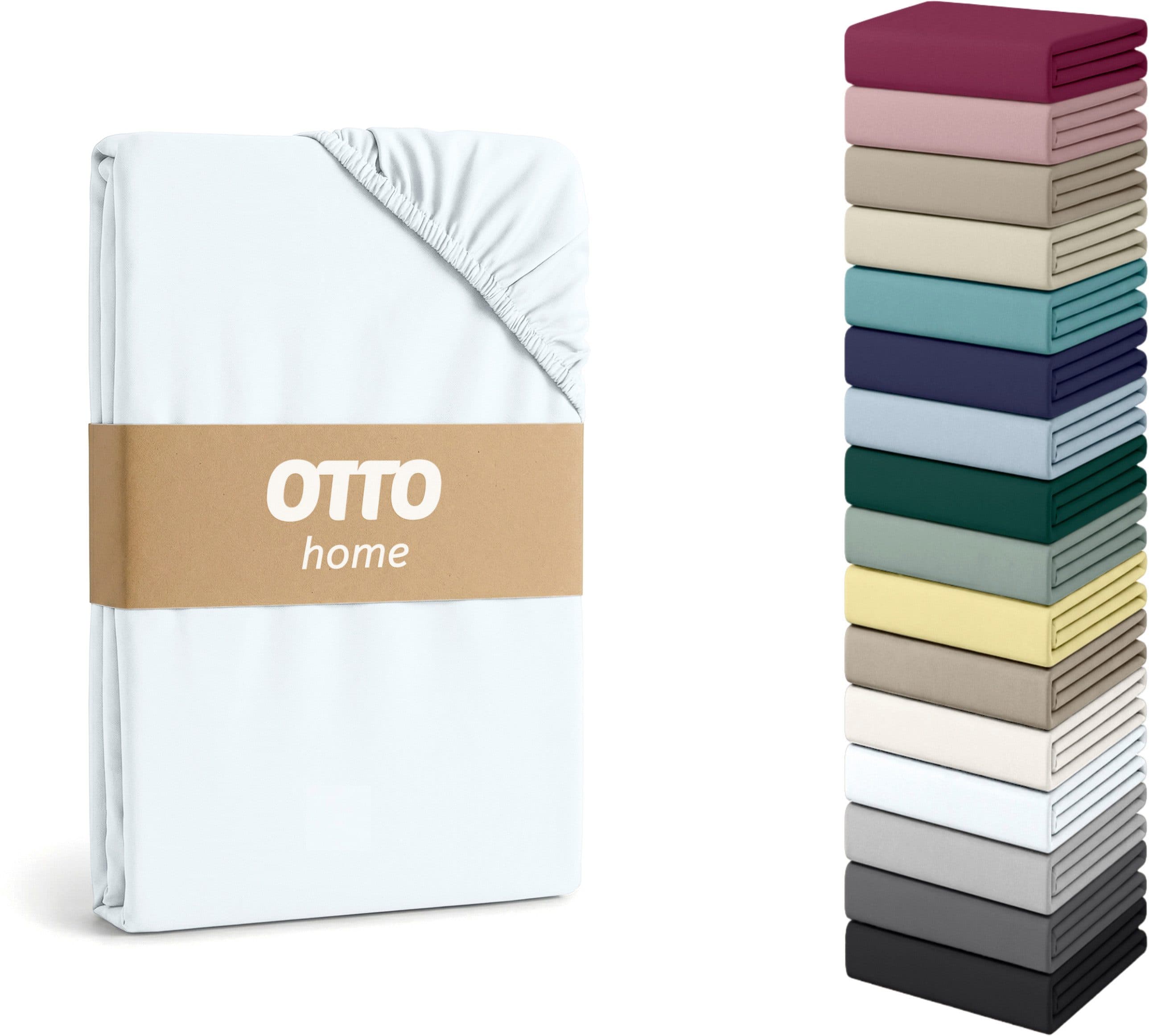 OTTO home Spannbettlaken Physalis Topper COMFORT | Weiß