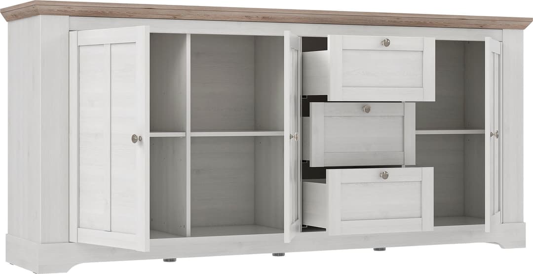 FORTE Sideboard Iloppa | Weiß