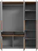 FORTE Kleiderschrank Surfino | Grau 3