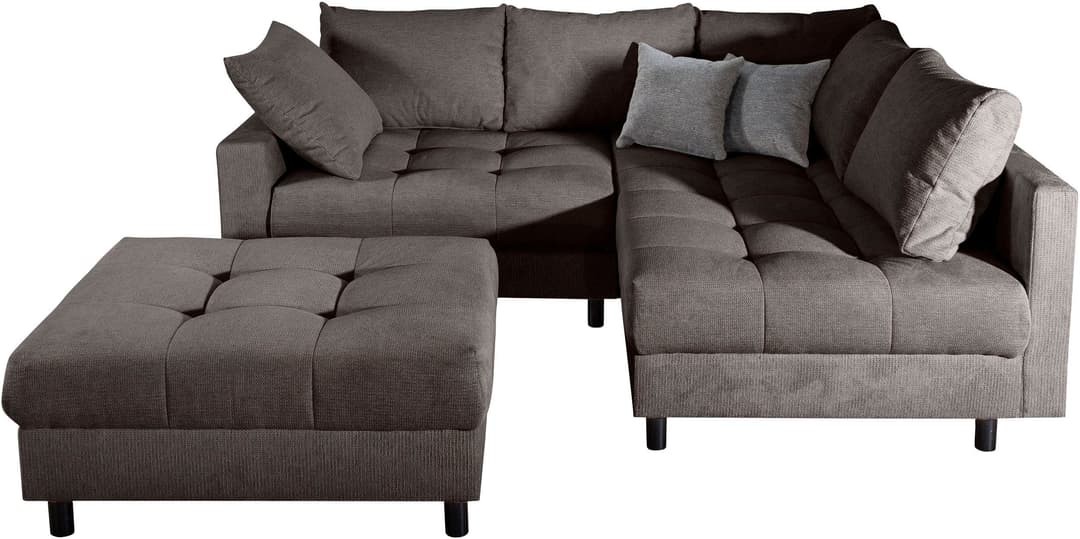 COLLECTION AB Ecksofa Toni L-Form | Grau