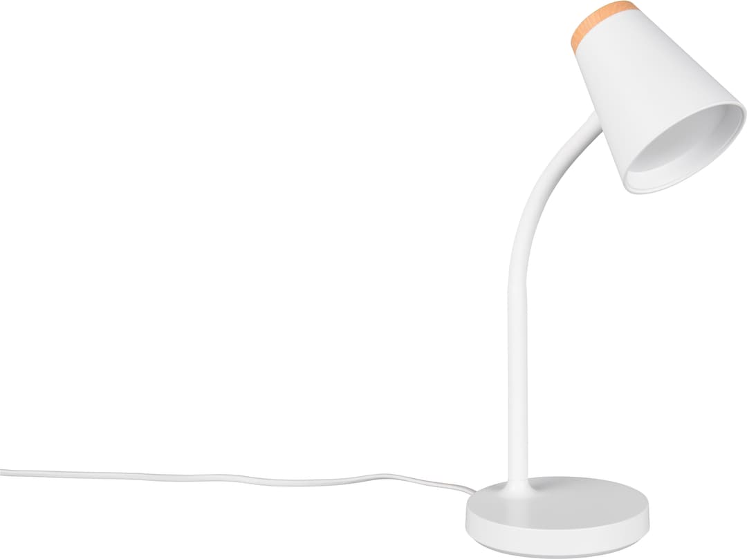 Reality Leuchten LED Tischleuchte PONGO | Weiß