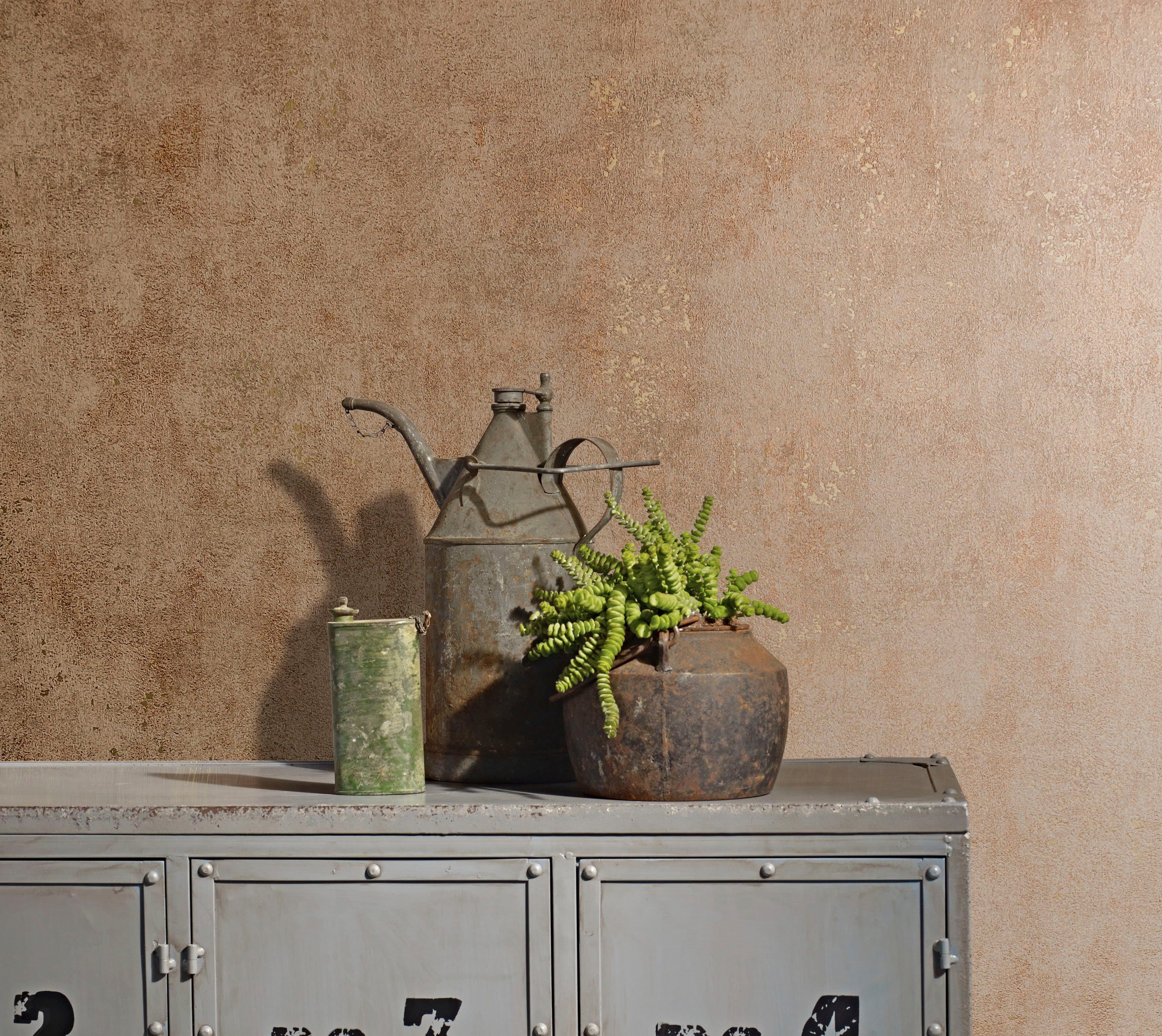 Marburg Vliestapete Concrete | Braun