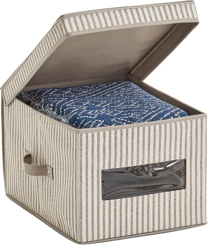 Zeller Present Aufbewahrungsbox Stripes | Beige