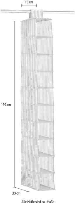 Zeller Present Allzweckkorb Stripes | Beige