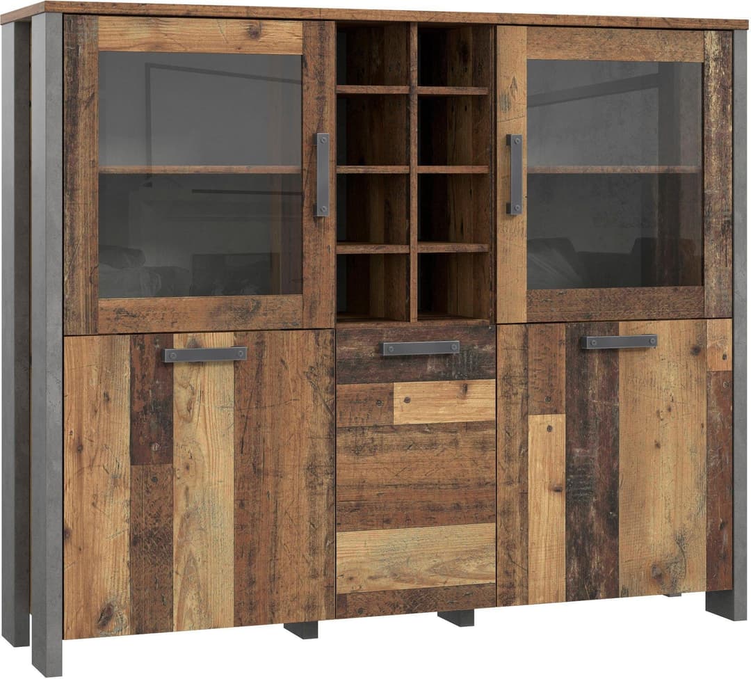 FORTE Highboard Clif | Holztöne