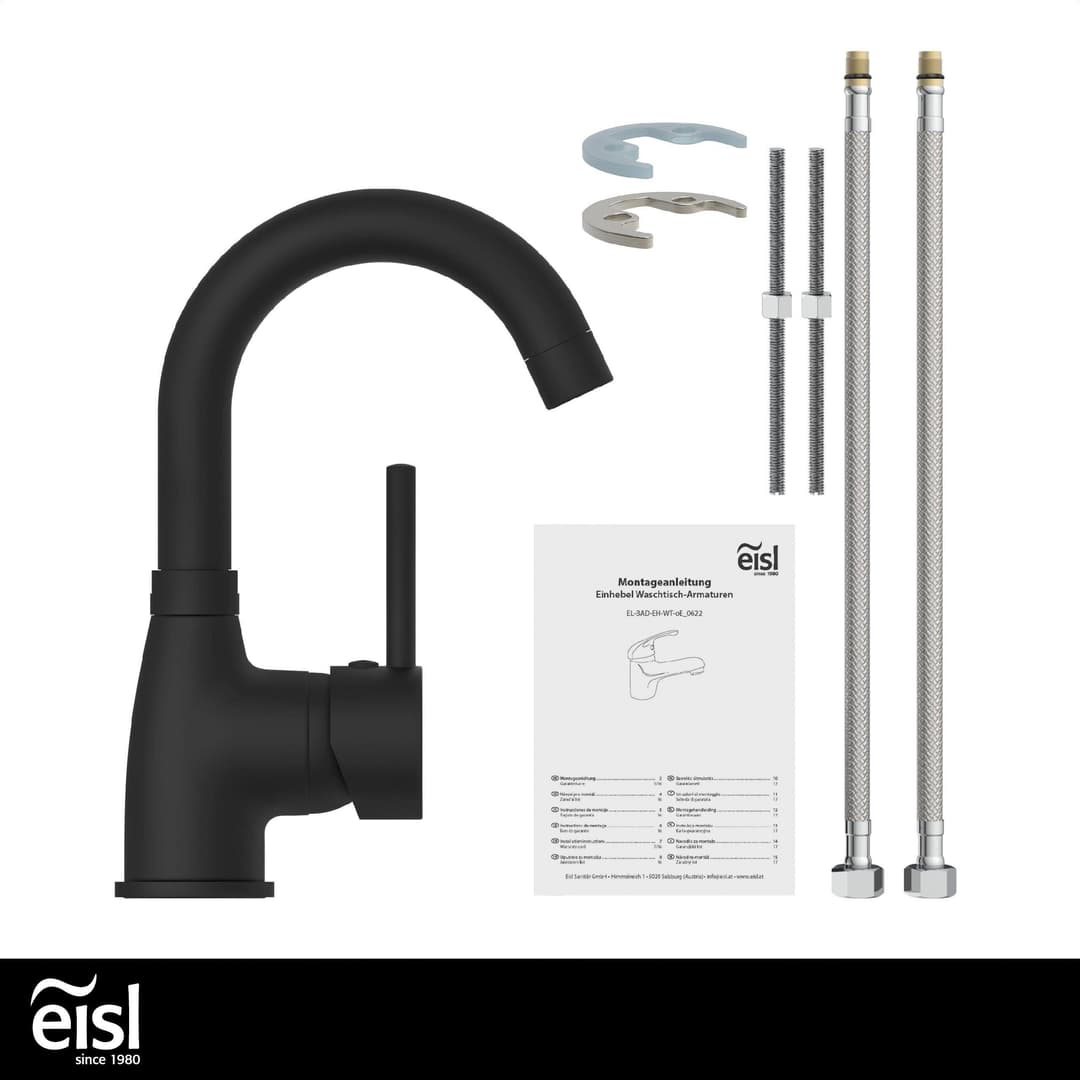 Eisl FUTURA Waschtischarmatur | Schwarz