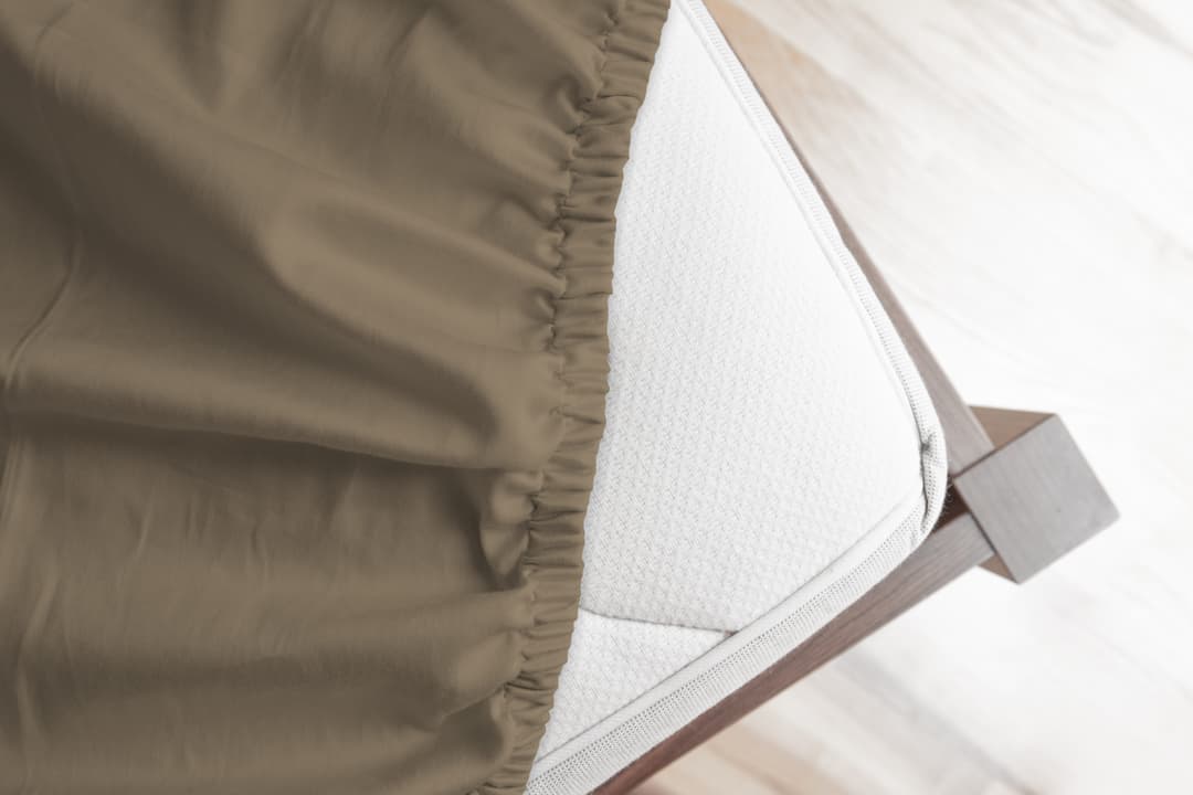 good morning Spannbettlaken Jersey | Beige