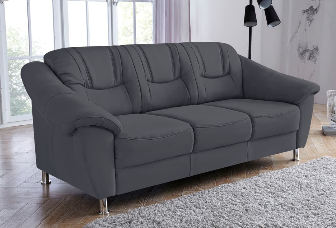 sit&more 3-Sitzer Salsa | Grau