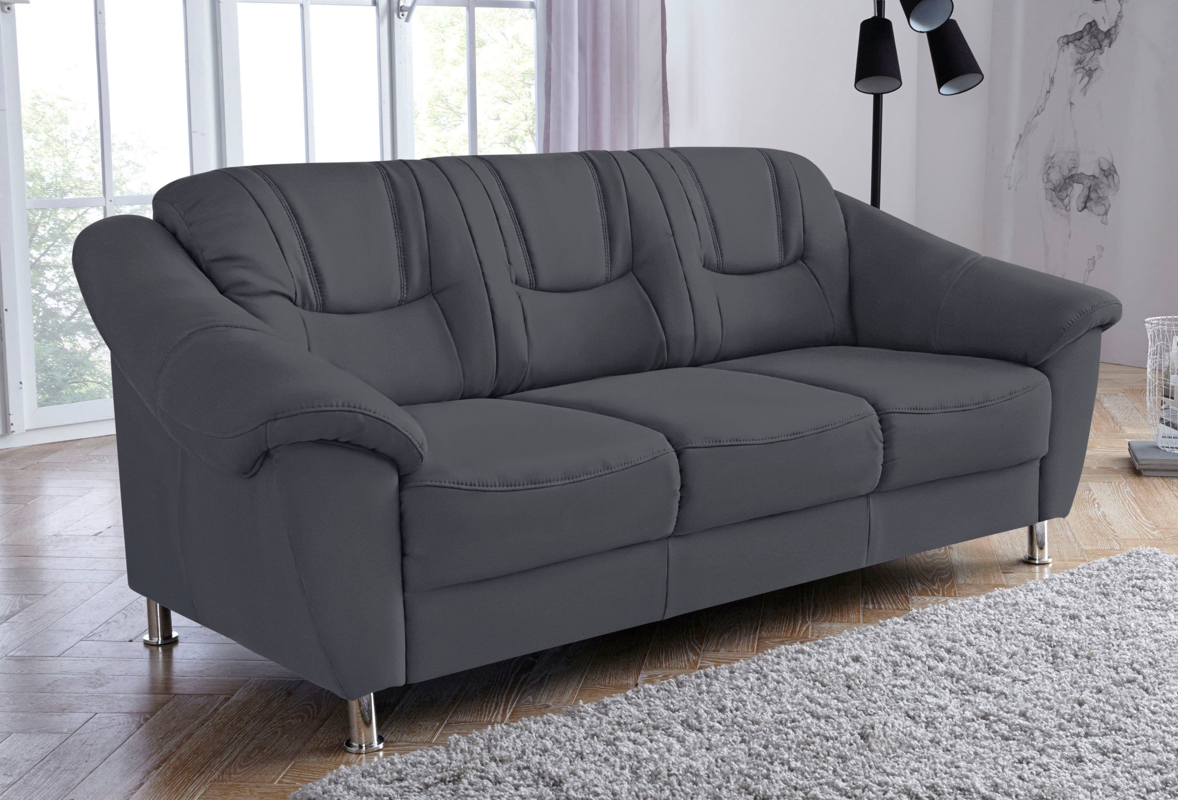 sit&more 3-Sitzer Salsa | Grau