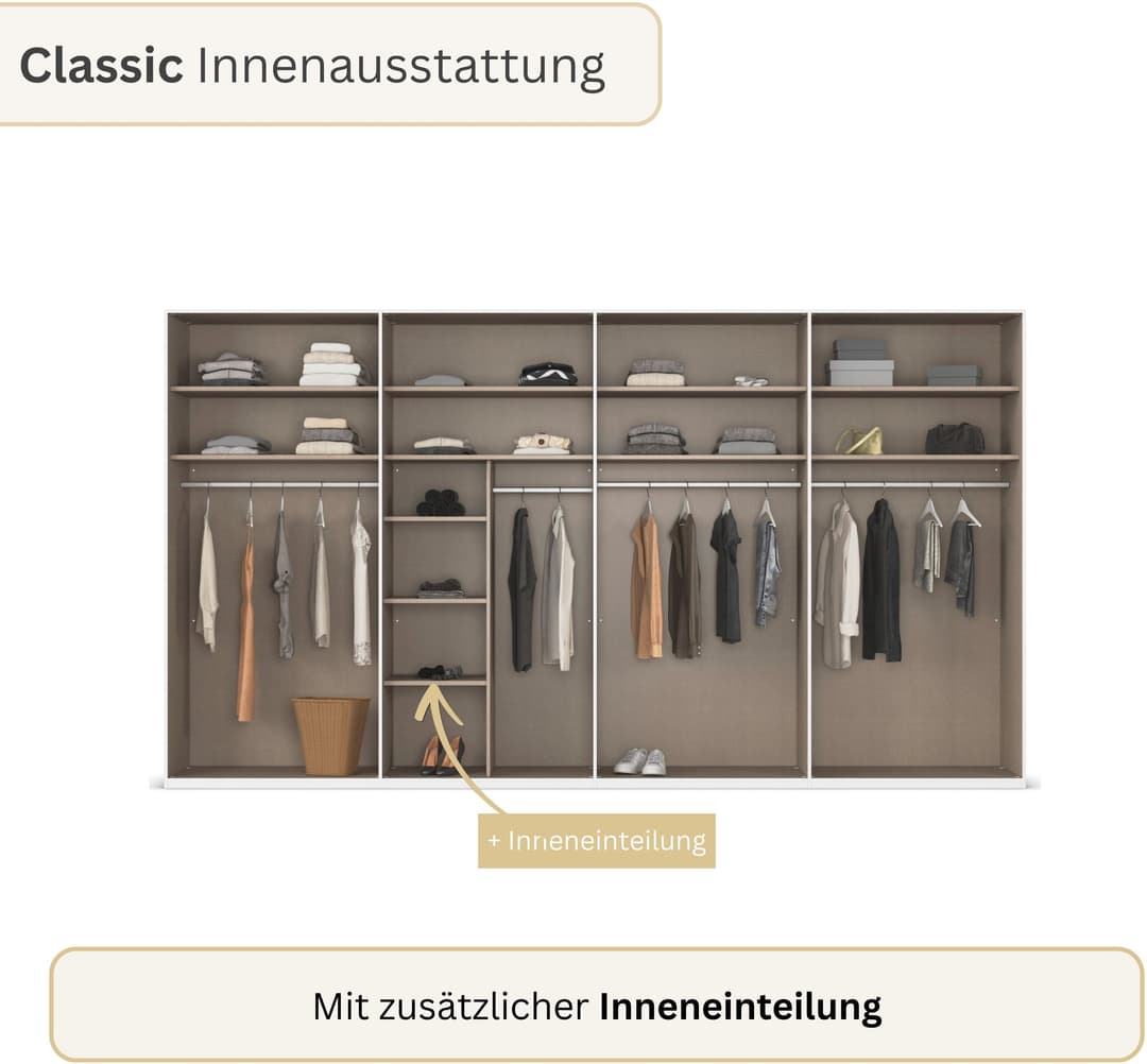 rauch Kleiderschrank MONTCLAR | Weiß
