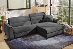 Jockenhöfer Gruppe Ecksofa Double One L-Form | Grau
