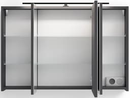 byLIVING Spiegelschrank Serie Spree | Schwarz