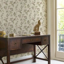 LAURA ASHLEY Vliestapete Elderwood | Beige