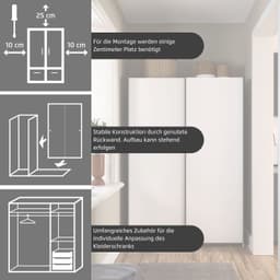 OTTO home Schwebetürenschrank PAULLY | Weiß